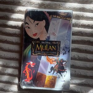 New Disney Mulan Special Edition VHS Video Tape Movie Factory Sealed